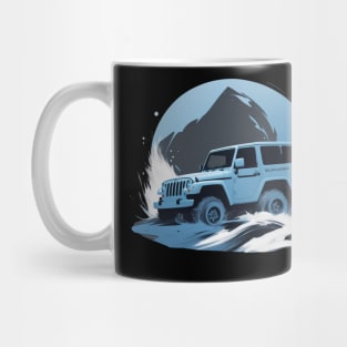 Jeep vehicle Blue Design Mug